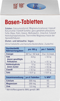 Basistabletten 200 stuks, 100 g