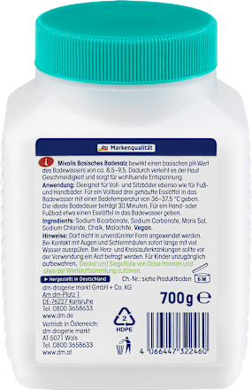 Mivolis Alkalisch badzout, 700 g