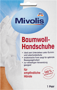 Katoenen handschoenen (1 paar), 1 stuk