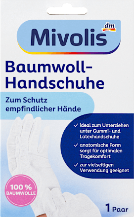 Baumwoll-Handschuhe (1 Paar), 1 St