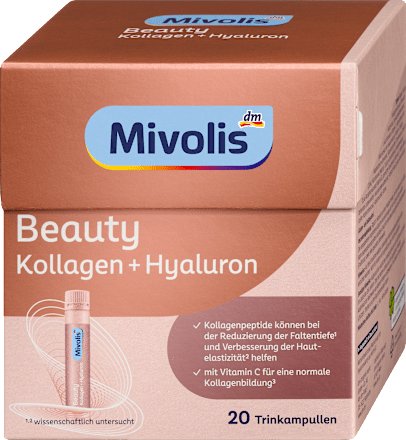 Beauty Kollagen + Hyaluron, Trinkampullen, 20 St, 500 ml