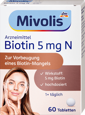 Biotin 5 mg N, Tabletten, 60 St