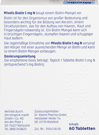 Biotin 5 mg N, Tabletten, 60 St