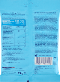 Bonbon, Halsbonbons Atemfrei, zuckerfrei, 75 g