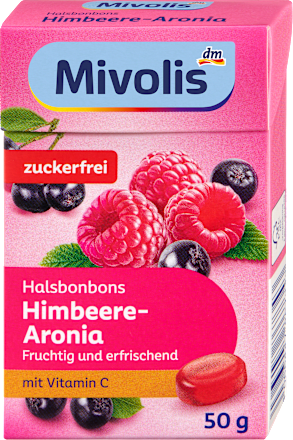 Bonbon, Himbeere-Aronia, zuckerfrei, 50 g