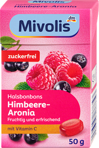 Bonbon, Himbeere-Aronia, zuckerfrei, 50 g