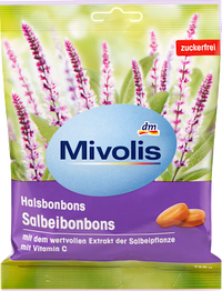 Snoep, salie snoepjes, suikervrij, 125 g