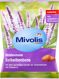 Snoep, salie snoepjes, suikervrij, 125 g