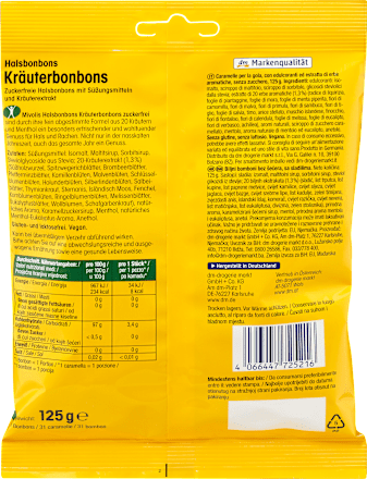 Suikervrije kruidensnoepjes, 125 g