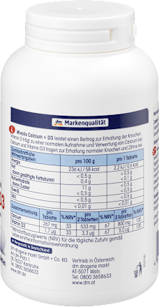 Calcium + D3 tabletten, 300 stuks, 300 stuks