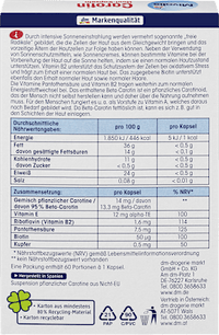 Caroteen Huidcapsules 60 stuks, 16,2 g