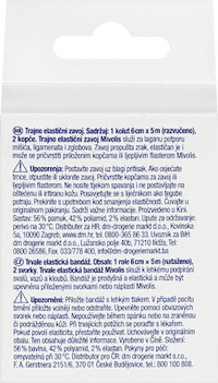 Dauerelastische Bandage, 6 cm x 5 m (gedehnt), 1 Rolle, 1 St