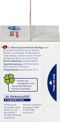 Dauerelastische Bandage, 6 cm x 5 m (gedehnt), 1 Rolle, 1 St