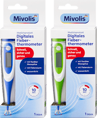 Digitales Fieberthermometer mit flexibler Messspitze, 1 Anzahl