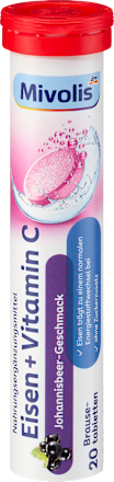 Eisen + C Brausetabletten 20 St, 82 g