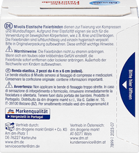 Elastische fixatieverbanden, 6 cm x 4 m (uitgerekt), 2 rollen, 8 m