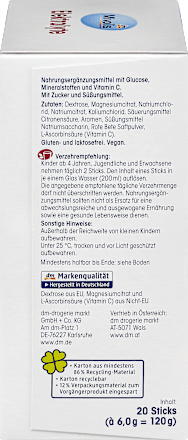 Elektrolyten, 20 sticks, 20 stuks