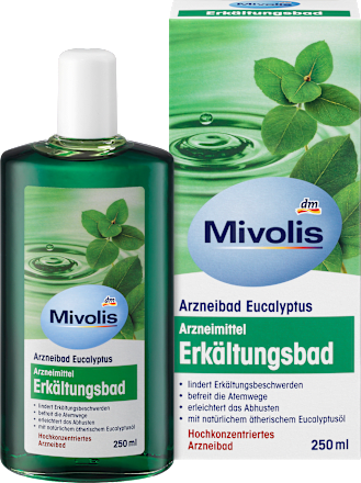 Koud bad, medicinaal bad Eucalyptus, 250 ml