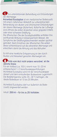 Koud bad, medicinaal bad Eucalyptus, 250 ml