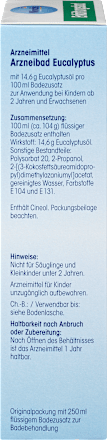 Koud bad, medicinaal bad Eucalyptus, 250 ml