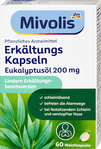 Erkältungskapseln Eukalyptusöl, 60 St