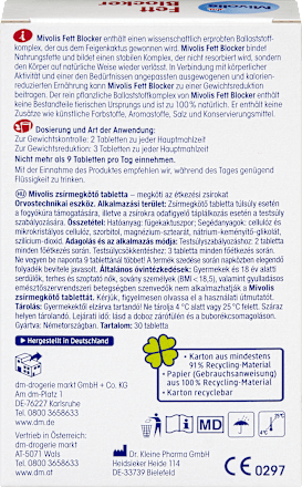 Fett Blocker Tabletten, 30 St Mivolis