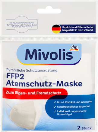 FFP2 Atemschutzmaske, 2 St