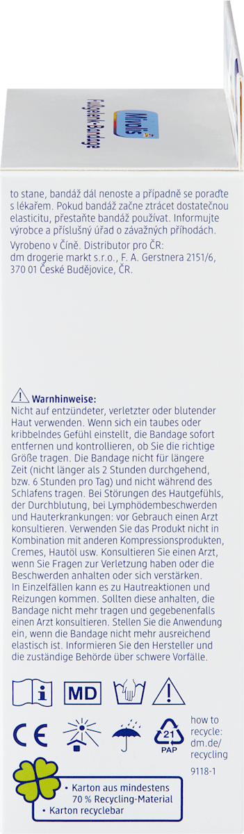 Mivolis Fußgelenk-Bandage Gr. M, 1 St