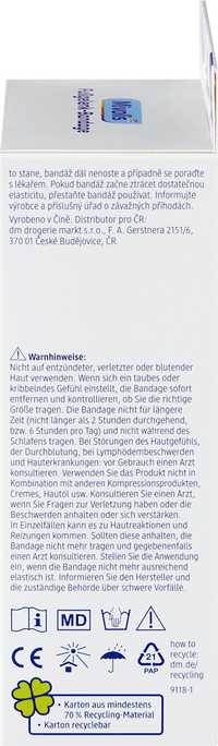 Mivolis Fußgelenk-Bandage Gr. M, 1 St