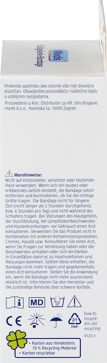 Mivolis Fußgelenk-Bandage Gr. S, 1 St