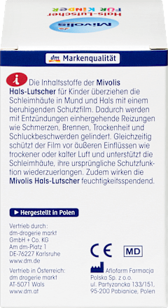 Hals-Lutscher für Kinder 6 St, 48 g