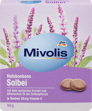 Salie keelpastilles, 50 g