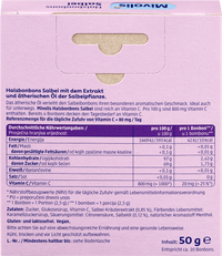 Mivolis Halsbonbons Salbei, 50 g