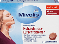Halsschmerz-Lutschtabletten, 24 St Mivolis