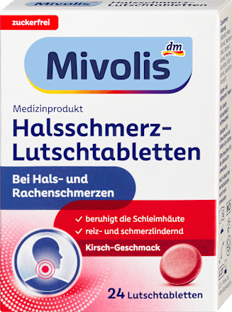 Halsschmerz-Lutschtabletten, 24 St