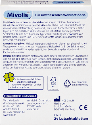 Halsschmerz-Lutschtabletten, 24 St