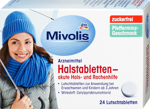 Keelpastilles – acute keel en keelverlichting, 24 stuks