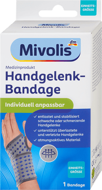 Mivolis Handgelenk-Bandage Einheitsgröße, 1 St
