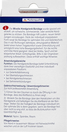 Handgelenk-Bandage, 1 St