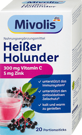 Heißgetränk, Heißer Holunder (20 Sticks), 100 g