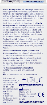 Husten-Pastillen mit Spitzwegerich, 30 St