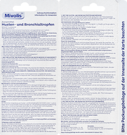 Husten- und Bronchialtropfen, 50 ml