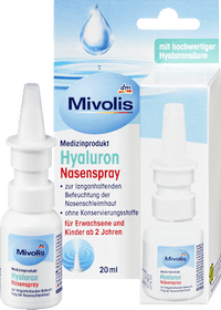 Hyaluron Nasenspray, 20 ml Mivolis