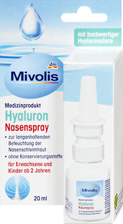 Hyaluron Nasenspray, 20 ml Mivolis