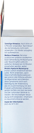 Hyaluron Nasenspray, 20 ml