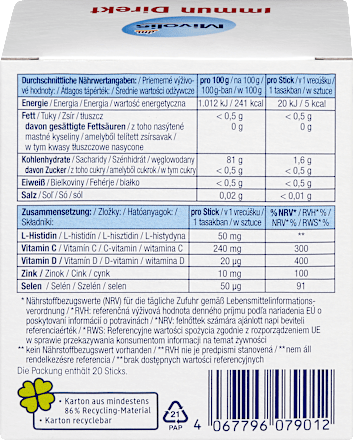 Immun Direkt, portie sticks 20 stuks, 39 g