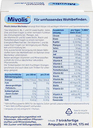 Immun Wochenkur Ampullen 7 St, 175 ml