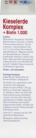 Silica Complex + Biotine 1.000 Tabletten 120 stuks, 151 g