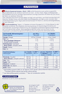 Silica Complex + Biotine 1.000 Tabletten 120 stuks, 151 g