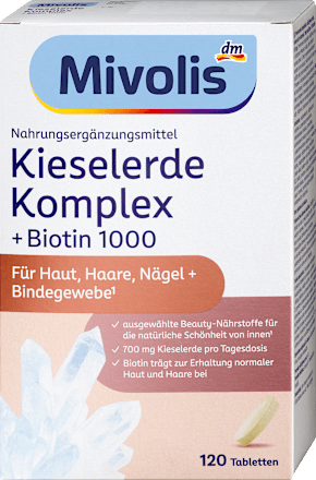Kieselerde Komplex + Biotin 1000, Tabletten 120 St, 151 g
